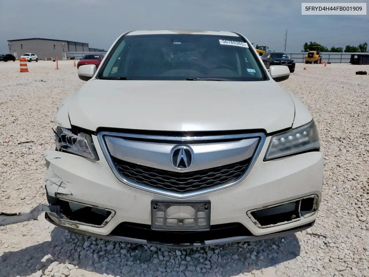2015 Acura Mdx Technology VIN: 5FRYD4H44FB001909 Lot: 56789365