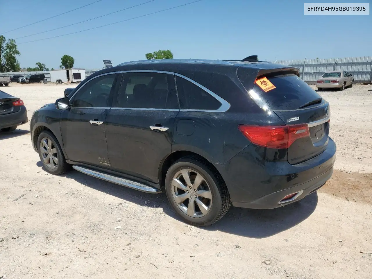 2016 Acura Mdx Advance VIN: 5FRYD4H95GB019395 Lot: 56766915