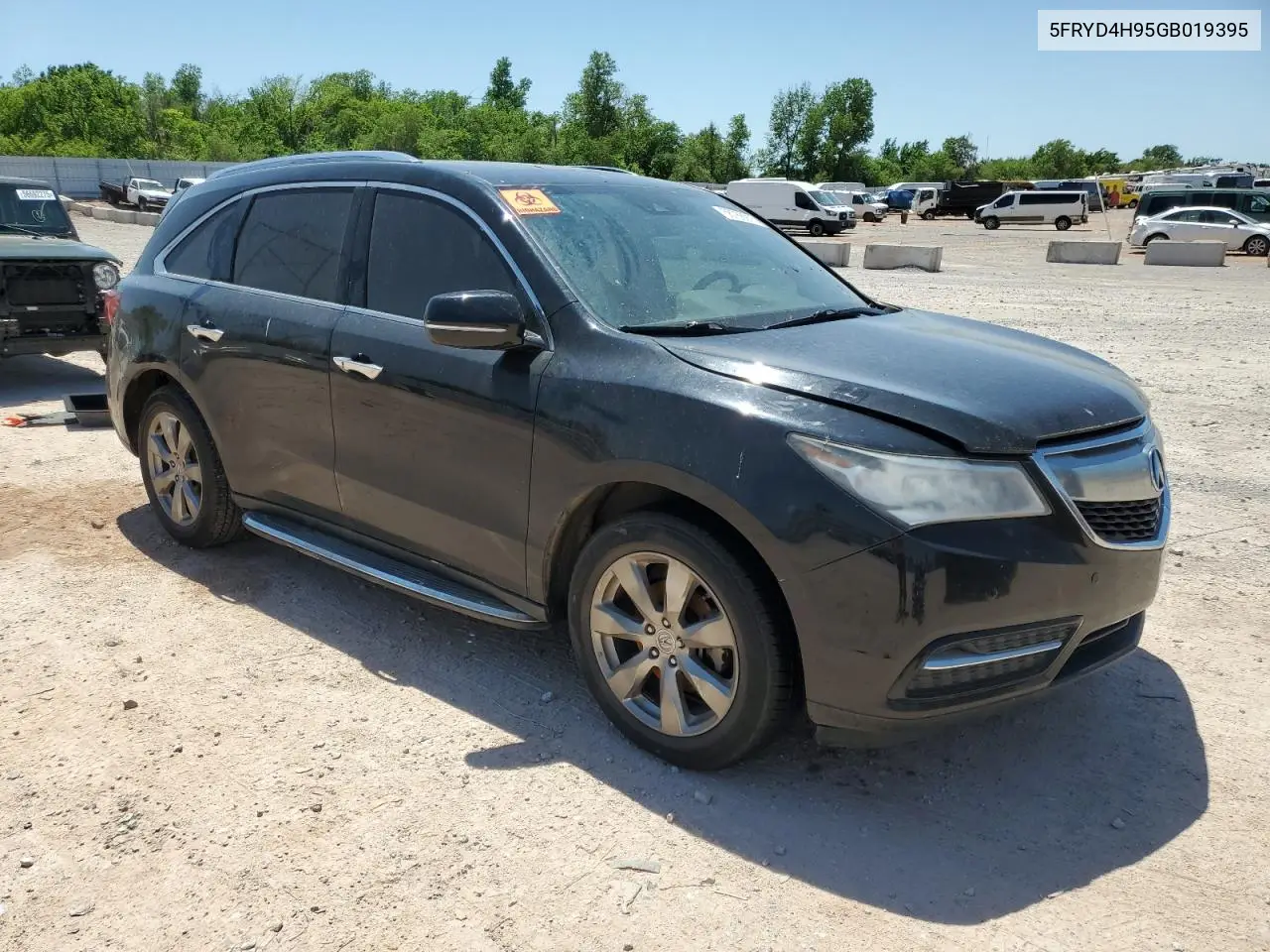 2016 Acura Mdx Advance VIN: 5FRYD4H95GB019395 Lot: 56766915