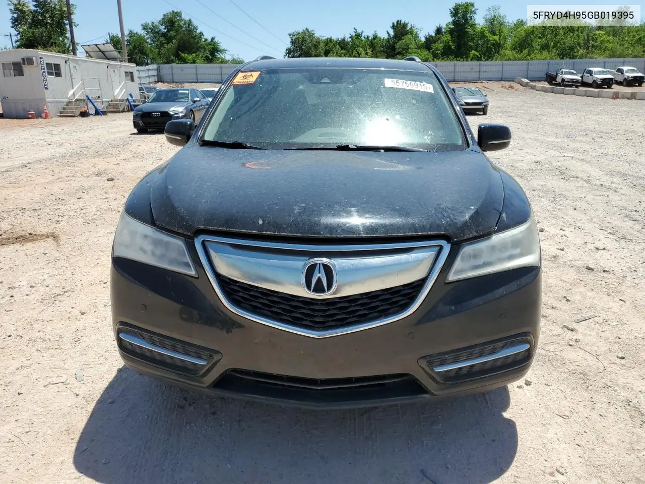 2016 Acura Mdx Advance VIN: 5FRYD4H95GB019395 Lot: 56766915