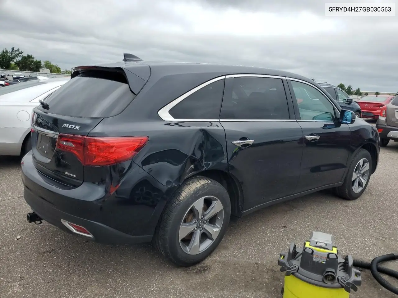 2016 Acura Mdx VIN: 5FRYD4H27GB030563 Lot: 61804815