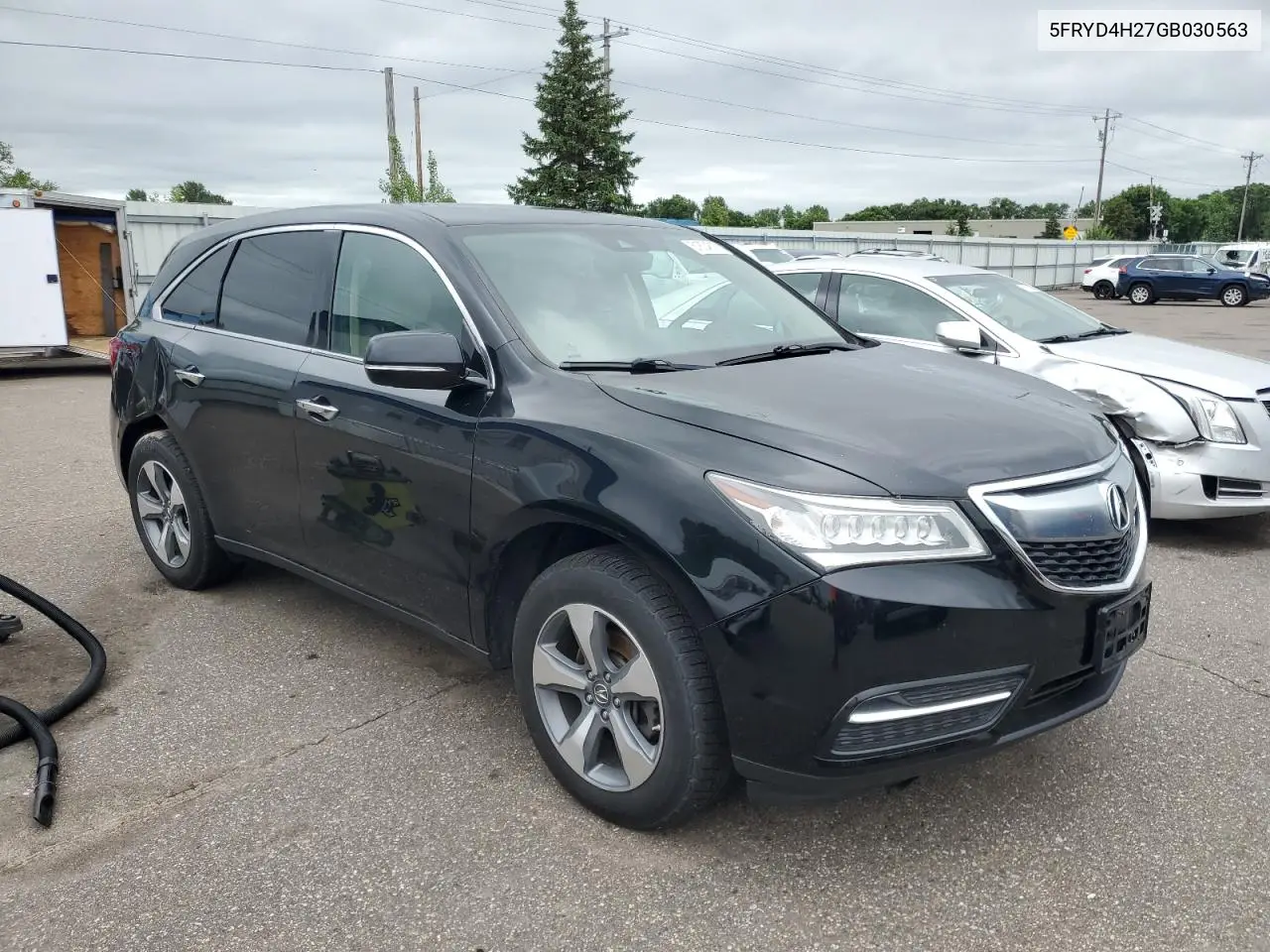 2016 Acura Mdx VIN: 5FRYD4H27GB030563 Lot: 61804815