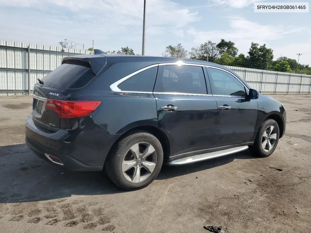 2016 Acura Mdx VIN: 5FRYD4H28GB061465 Lot: 62294965