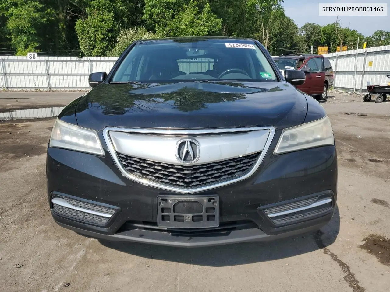 2016 Acura Mdx VIN: 5FRYD4H28GB061465 Lot: 62294965
