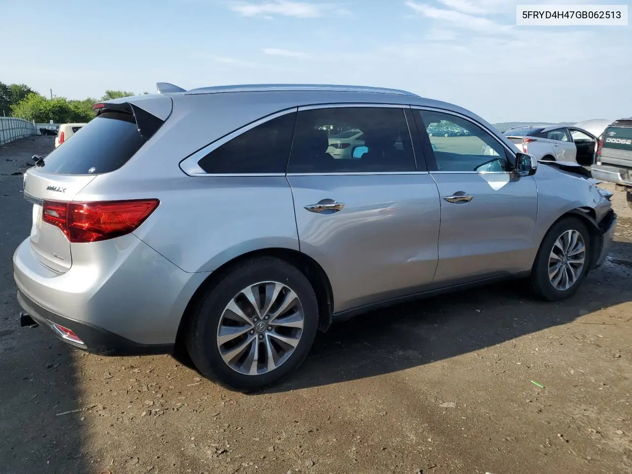 2016 Acura Mdx Technology VIN: 5FRYD4H47GB062513 Lot: 62311665