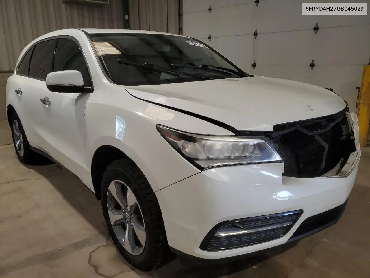 2016 Acura Mdx VIN: 5FRYD4H27GB045029 Lot: 63027195
