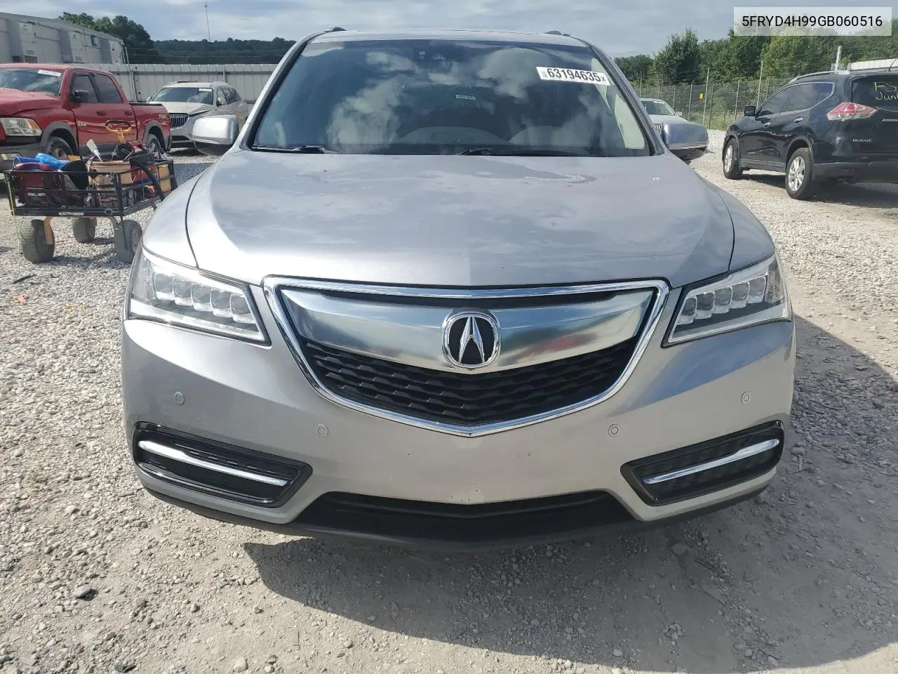 2016 Acura Mdx Advance VIN: 5FRYD4H99GB060516 Lot: 63194635