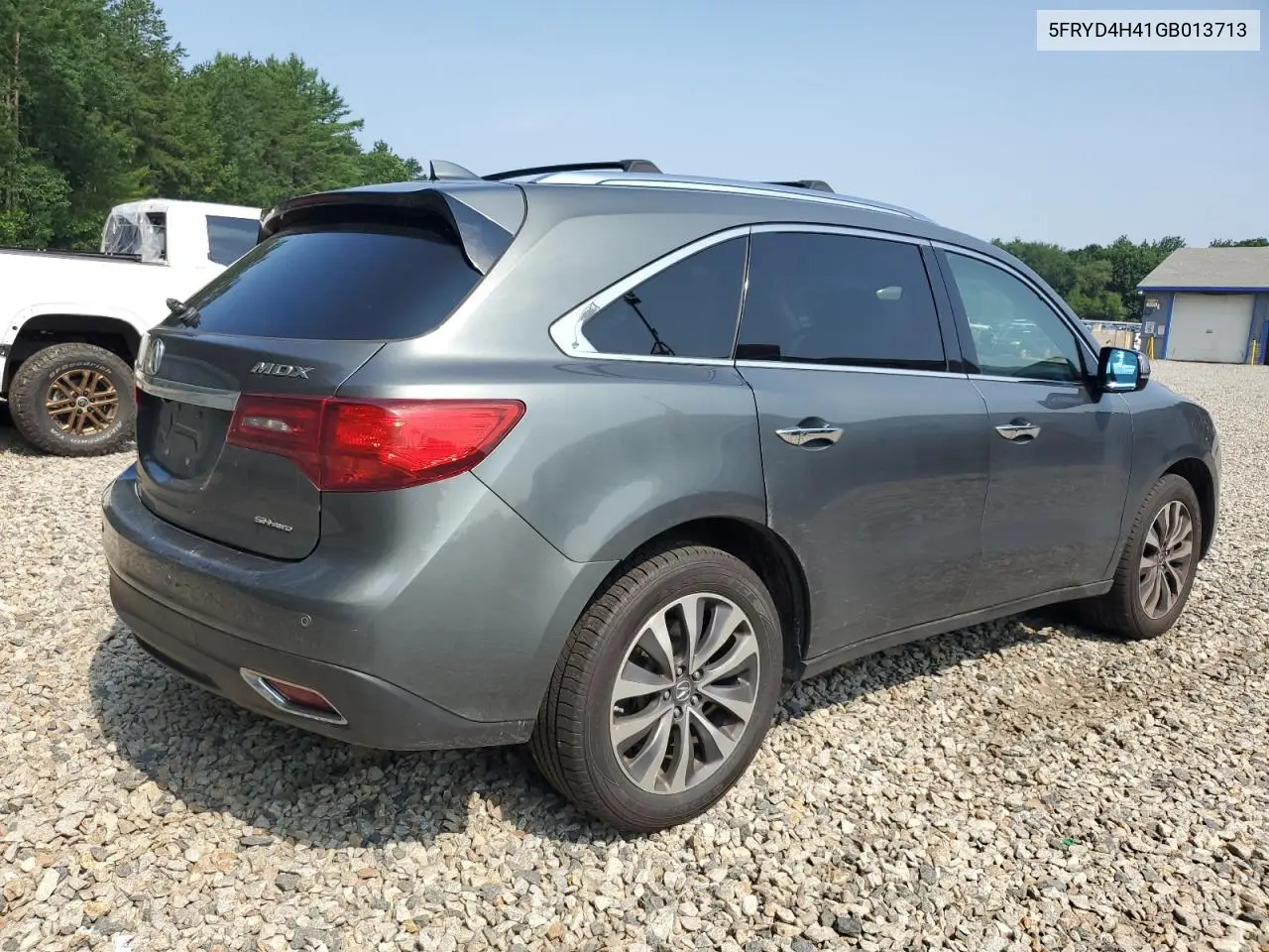 2016 Acura Mdx Technology VIN: 5FRYD4H41GB013713 Lot: 63356295