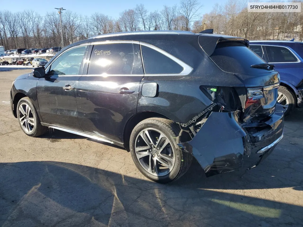 2017 Acura Mdx Advance VIN: 5FRYD4H84HB017730 Lot: 42157495
