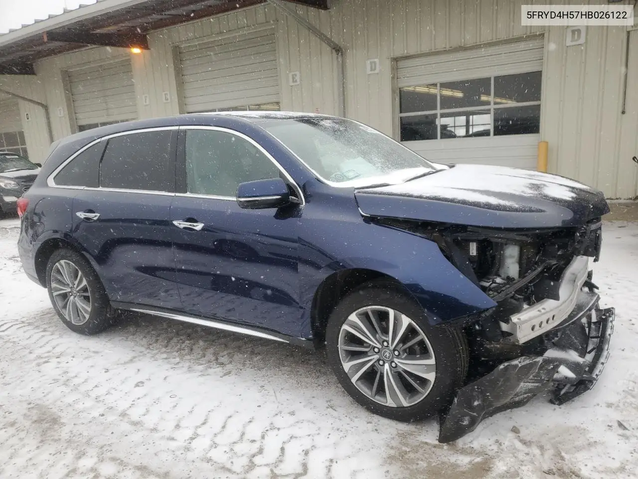 2017 Acura Mdx Technology VIN: 5FRYD4H57HB026122 Lot: 44221275