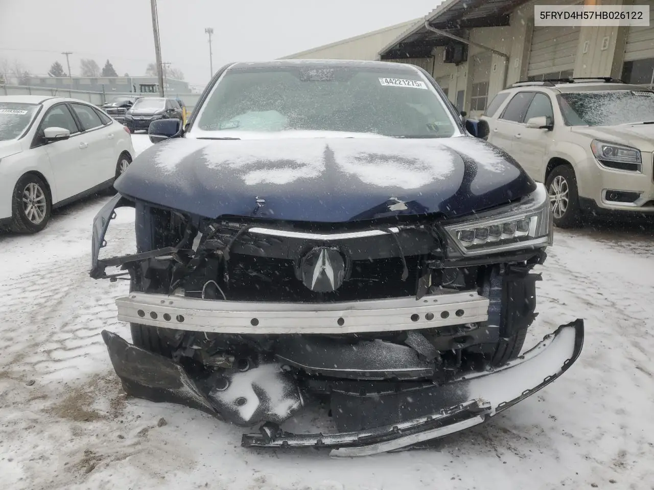 2017 Acura Mdx Technology VIN: 5FRYD4H57HB026122 Lot: 44221275