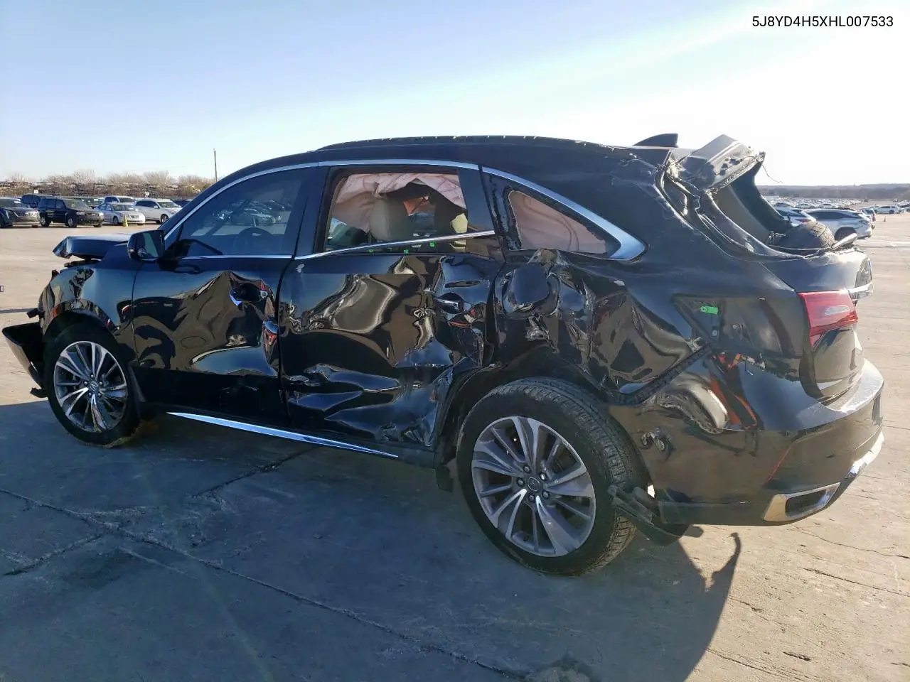 2017 Acura Mdx Technology VIN: 5J8YD4H5XHL007533 Lot: 47782105