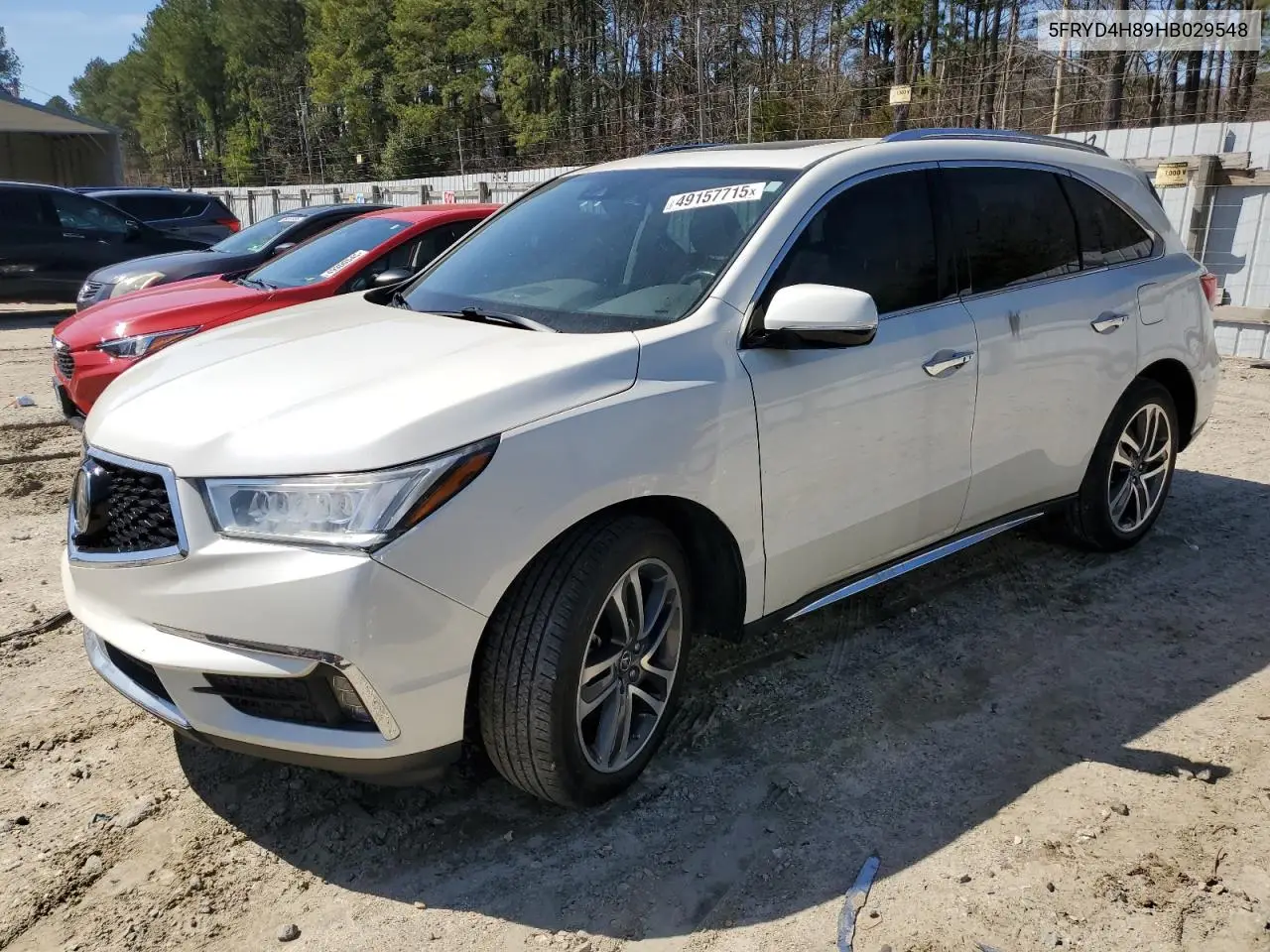 2017 Acura Mdx Advance VIN: 5FRYD4H89HB029548 Lot: 49157715