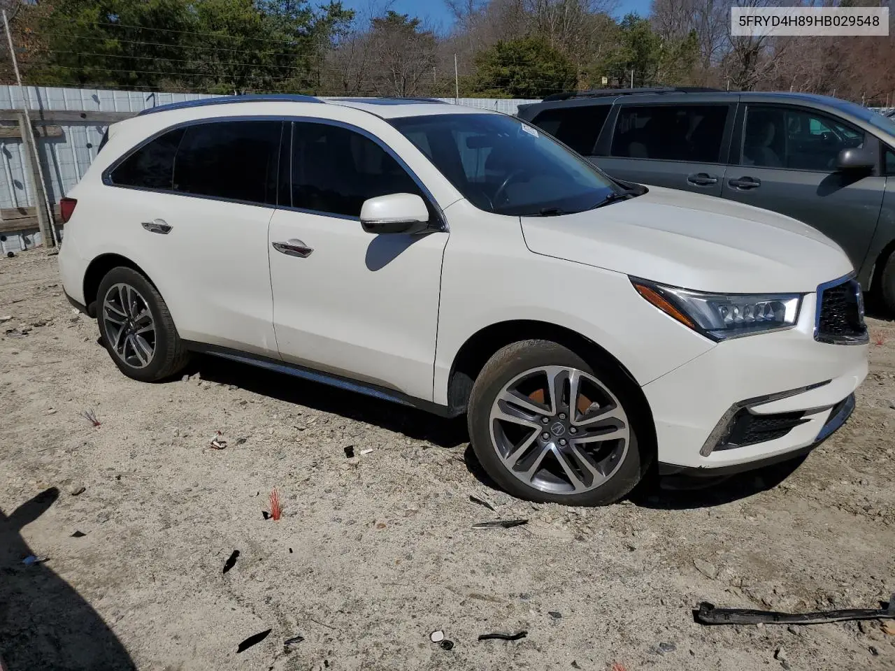 2017 Acura Mdx Advance VIN: 5FRYD4H89HB029548 Lot: 49157715