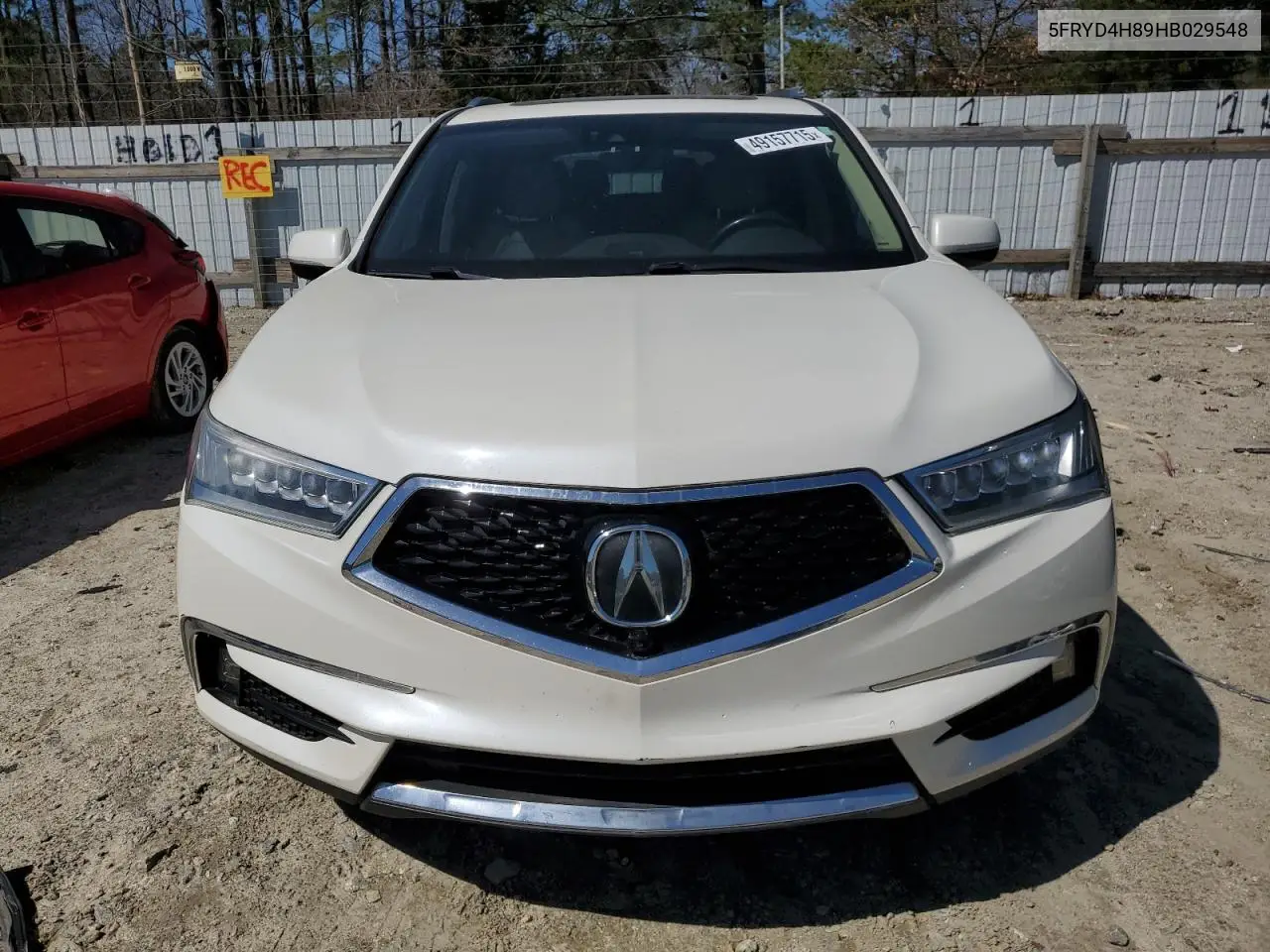 2017 Acura Mdx Advance VIN: 5FRYD4H89HB029548 Lot: 49157715