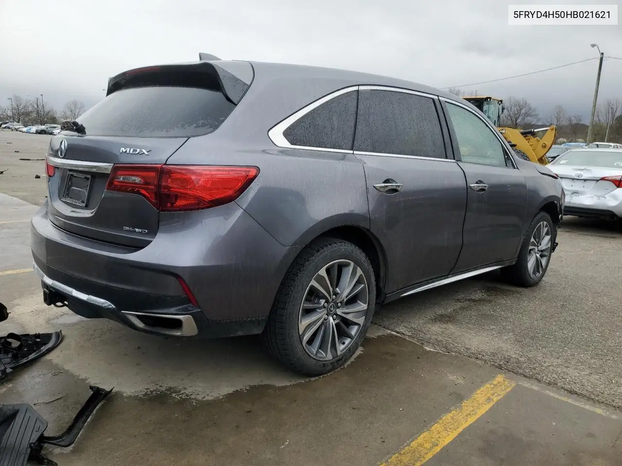 2017 Acura Mdx Technology VIN: 5FRYD4H50HB021621 Lot: 49898405