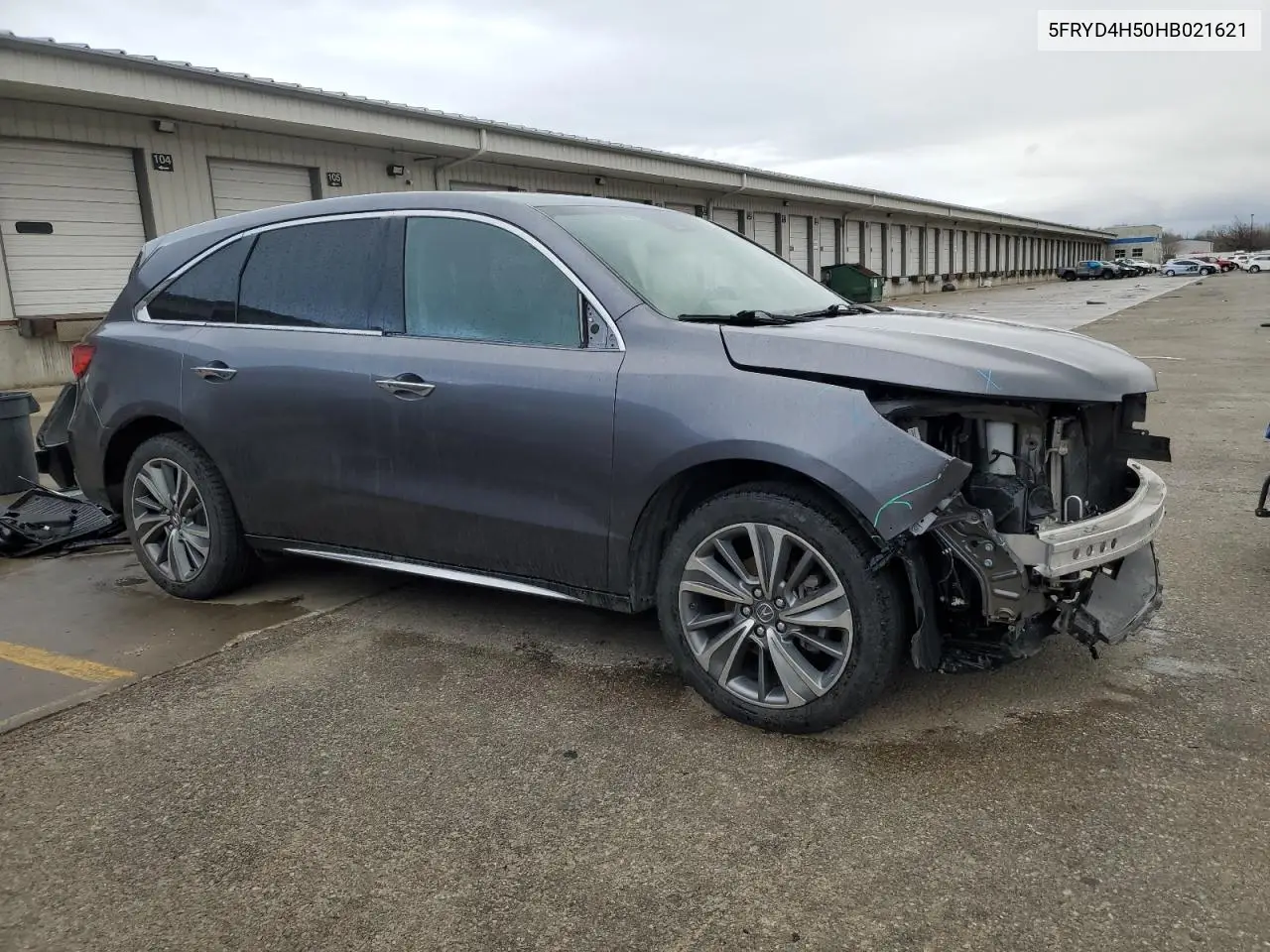 2017 Acura Mdx Technology VIN: 5FRYD4H50HB021621 Lot: 49898405