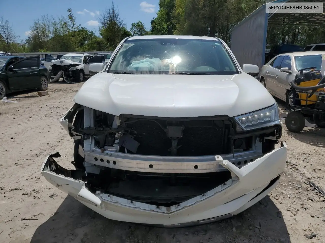 2017 Acura Mdx Technology VIN: 5FRYD4H58HB036061 Lot: 51608325