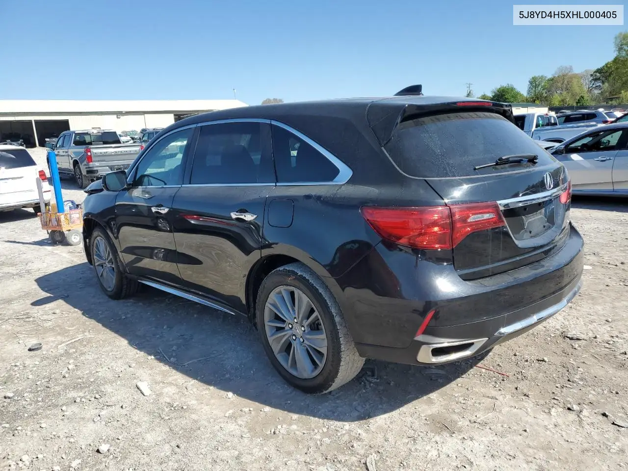 2017 Acura Mdx Technology VIN: 5J8YD4H5XHL000405 Lot: 52249395