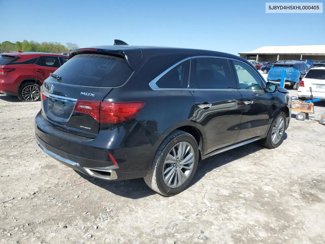 2017 Acura Mdx Technology VIN: 5J8YD4H5XHL000405 Lot: 52249395