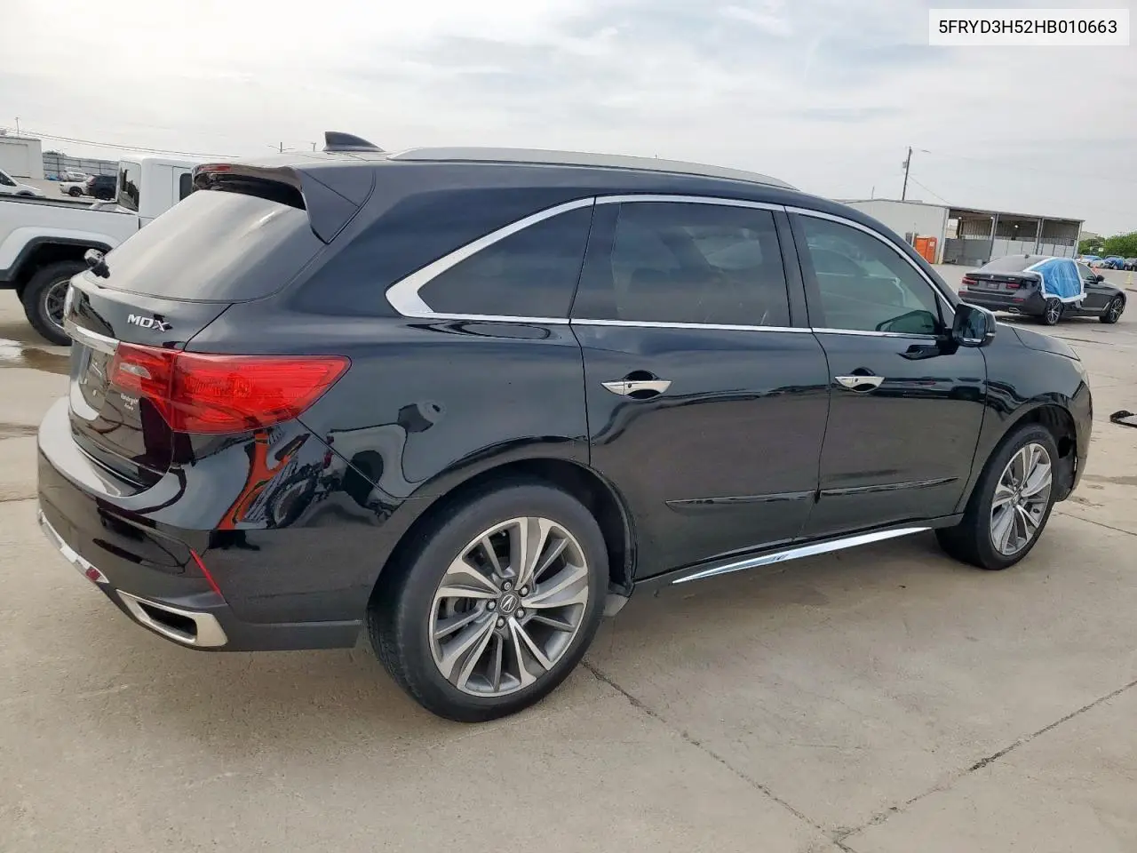 2017 Acura Mdx Technology VIN: 5FRYD3H52HB010663 Lot: 53449145