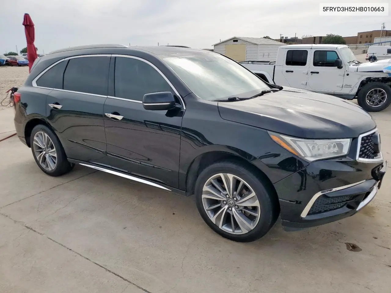 2017 Acura Mdx Technology VIN: 5FRYD3H52HB010663 Lot: 53449145