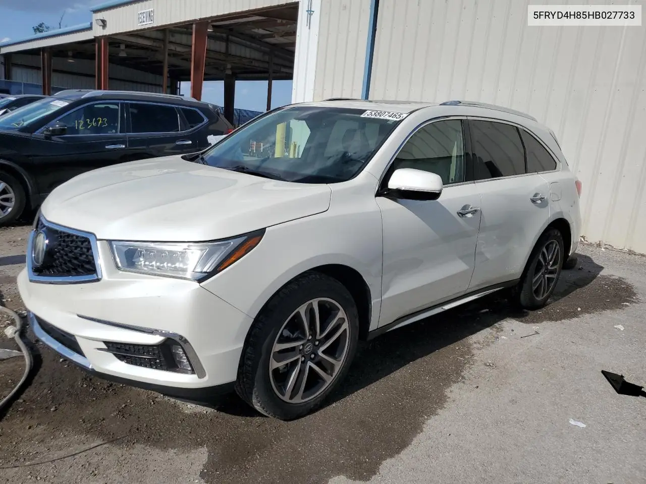 2017 Acura Mdx Advance VIN: 5FRYD4H85HB027733 Lot: 53807465