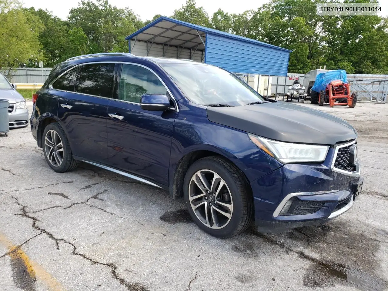 2017 Acura Mdx Advance VIN: 5FRYD4H90HB011044 Lot: 55206385