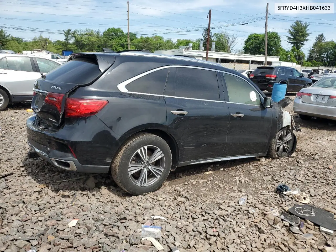 5fryd4h3xhb041633 5FRYD4H3XHB041633 2017 Acura Mdx