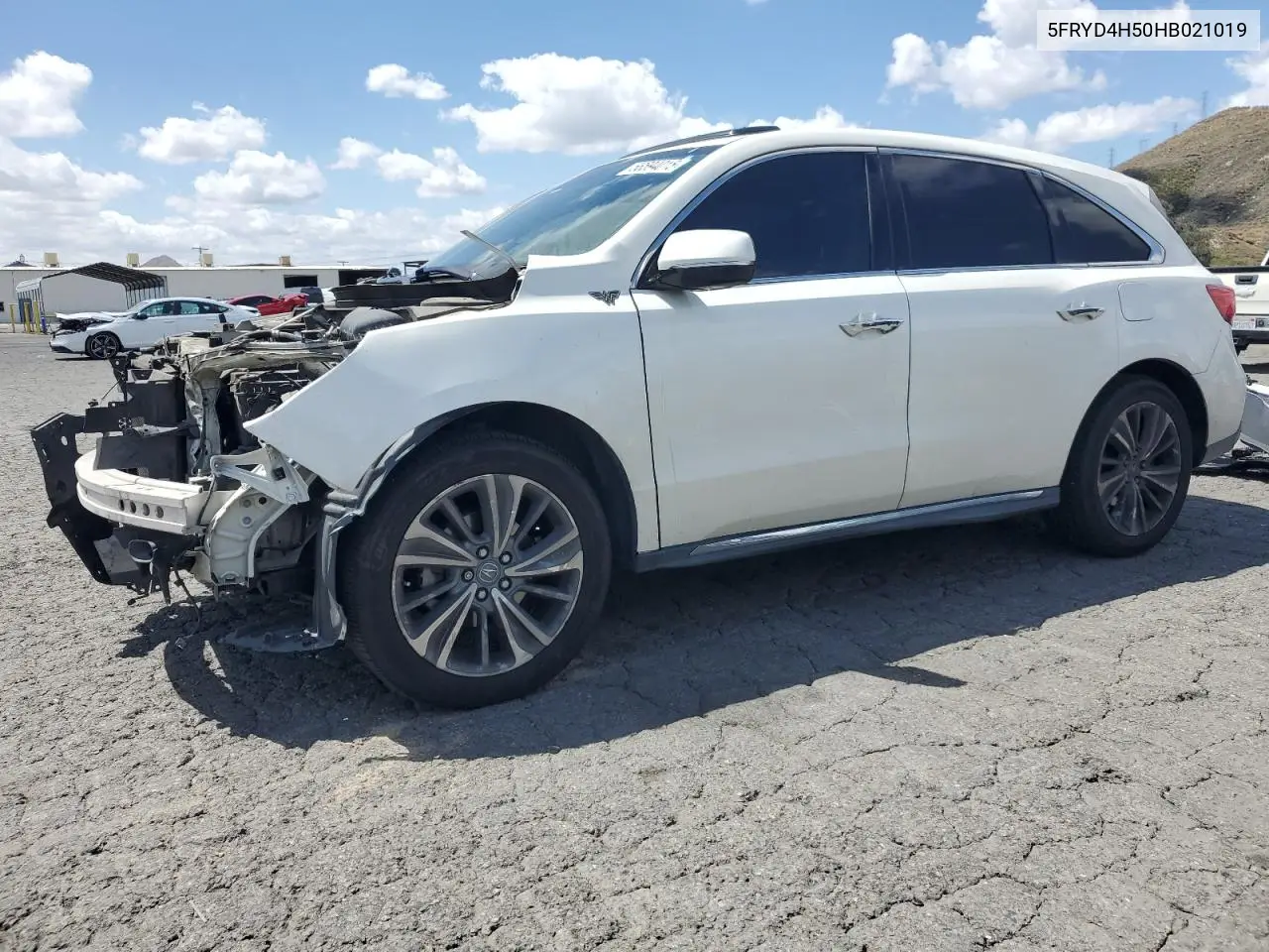2017 Acura Mdx Technology VIN: 5FRYD4H50HB021019 Lot: 56594015
