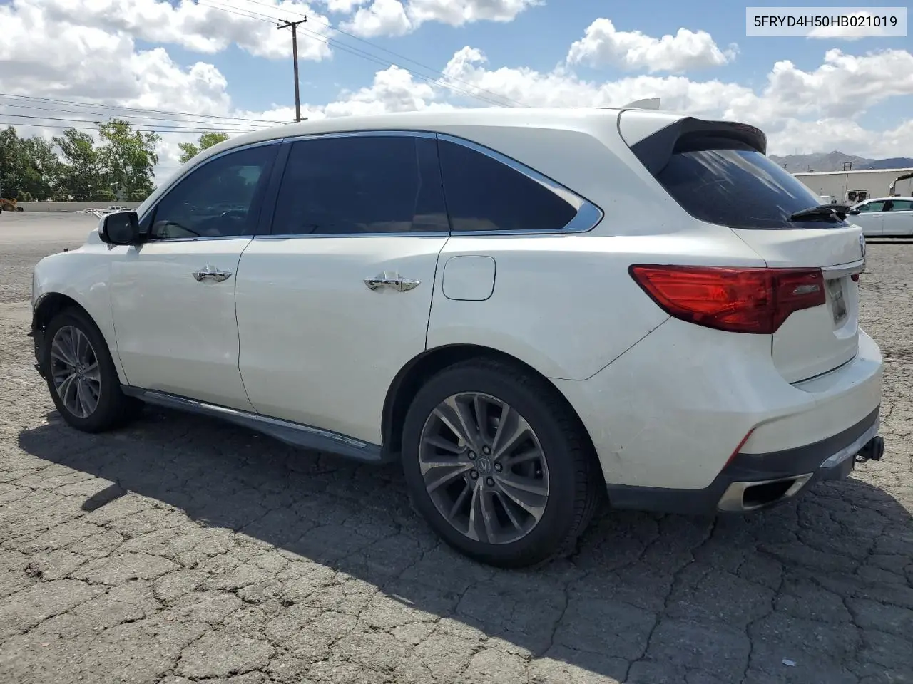2017 Acura Mdx Technology VIN: 5FRYD4H50HB021019 Lot: 56594015