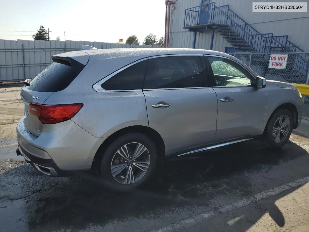 2017 Acura Mdx VIN: 5FRYD4H33HB030604 Lot: 59757665