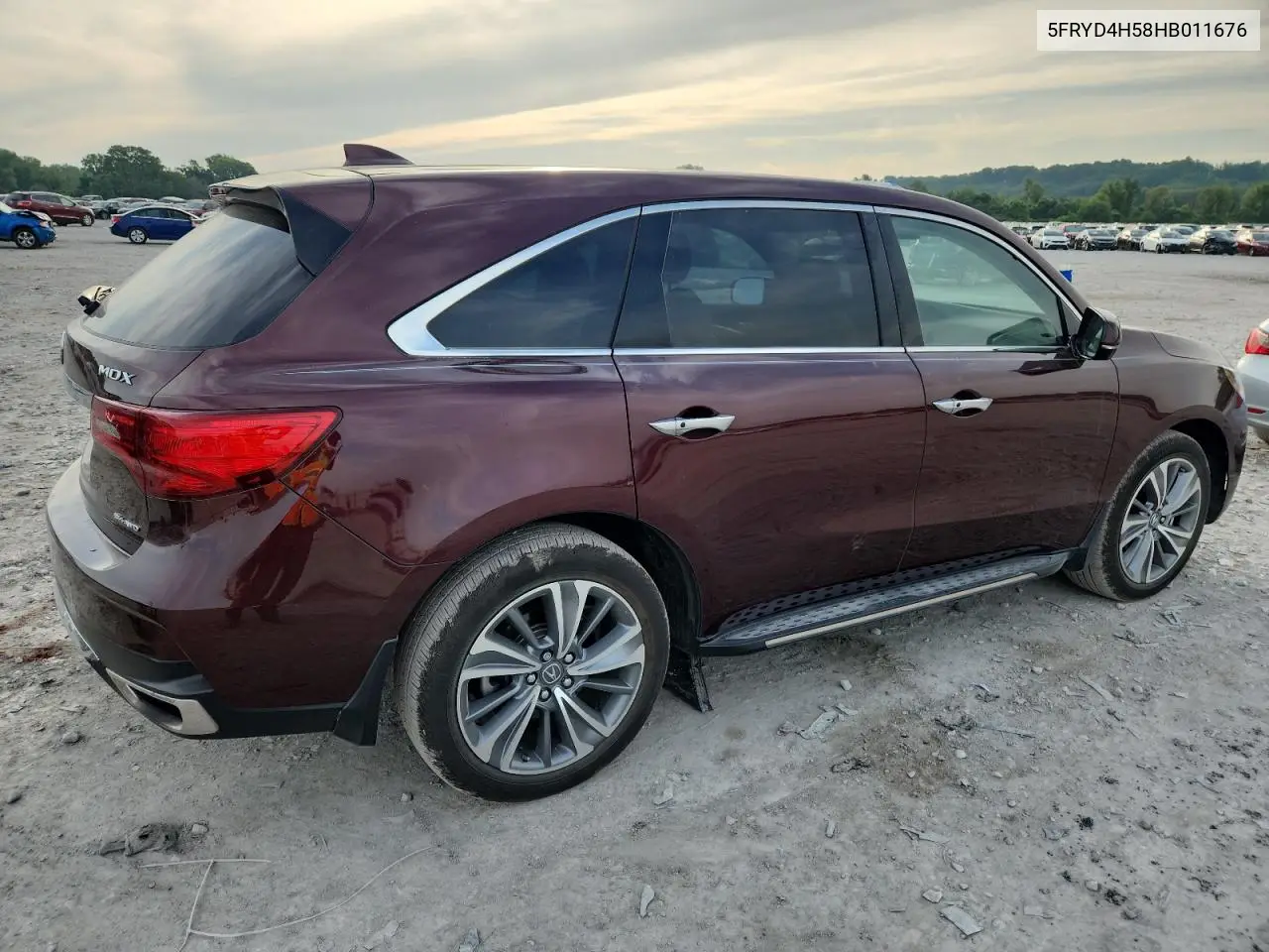 2017 Acura Mdx Technology VIN: 5FRYD4H58HB011676 Lot: 60608615