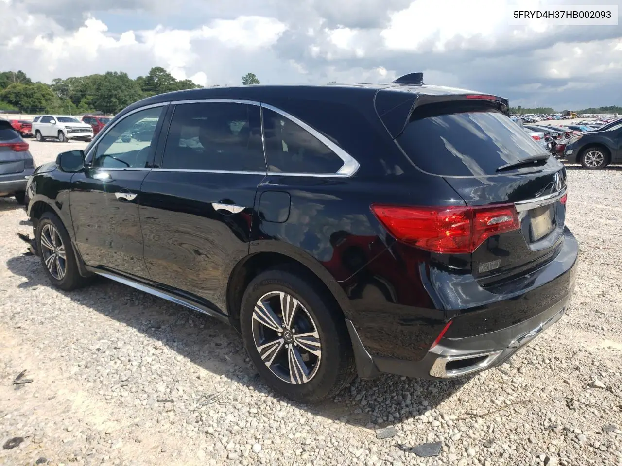 2017 Acura Mdx VIN: 5FRYD4H37HB002093 Lot: 61462685