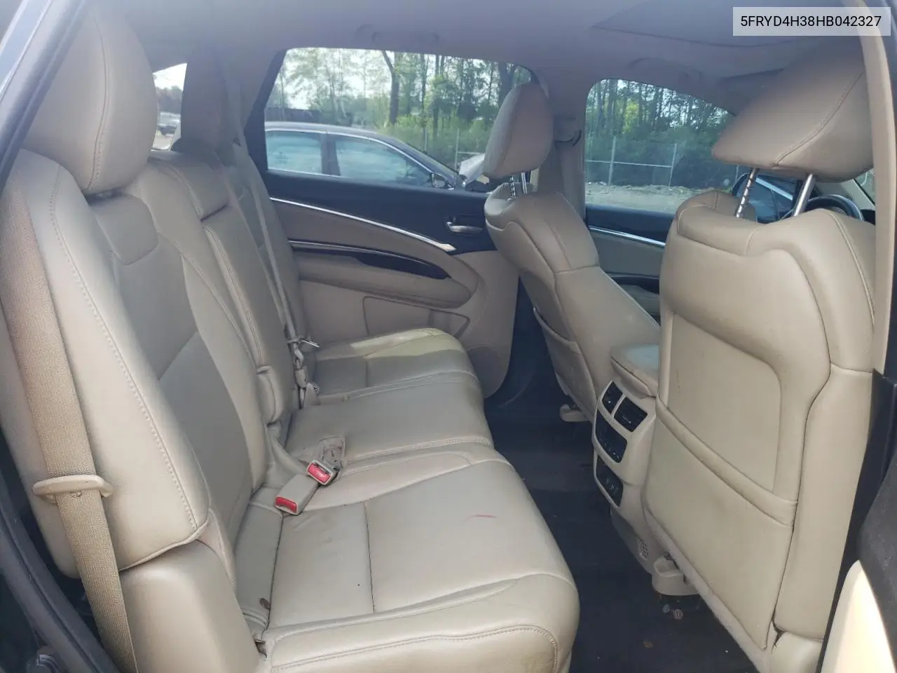 2017 Acura Mdx VIN: 5FRYD4H38HB042327 Lot: 61488535