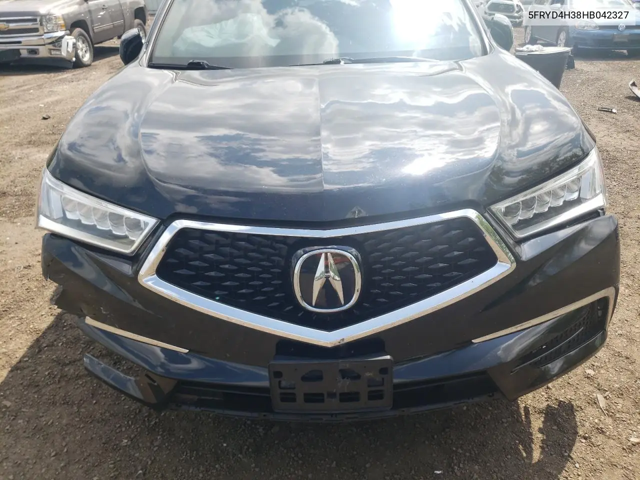 2017 Acura Mdx VIN: 5FRYD4H38HB042327 Lot: 61488535