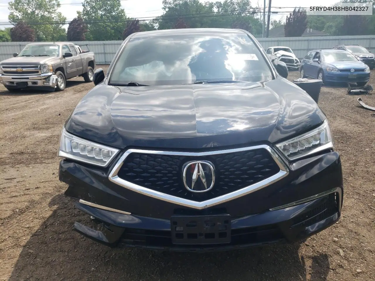 2017 Acura Mdx VIN: 5FRYD4H38HB042327 Lot: 61488535