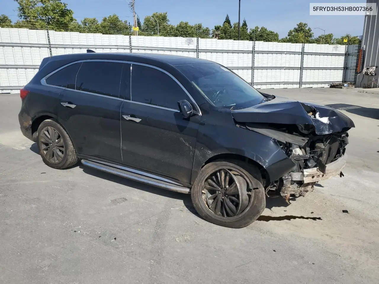 2017 Acura Mdx Technology VIN: 5FRYD3H53HB007366 Lot: 61646595