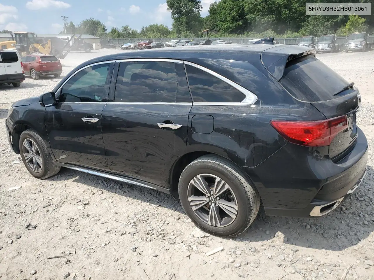 2017 Acura Mdx VIN: 5FRYD3H32HB013061 Lot: 62170795