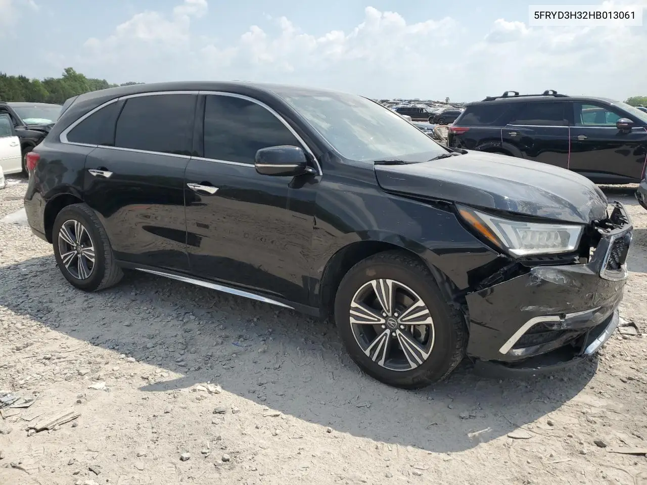 2017 Acura Mdx VIN: 5FRYD3H32HB013061 Lot: 62170795