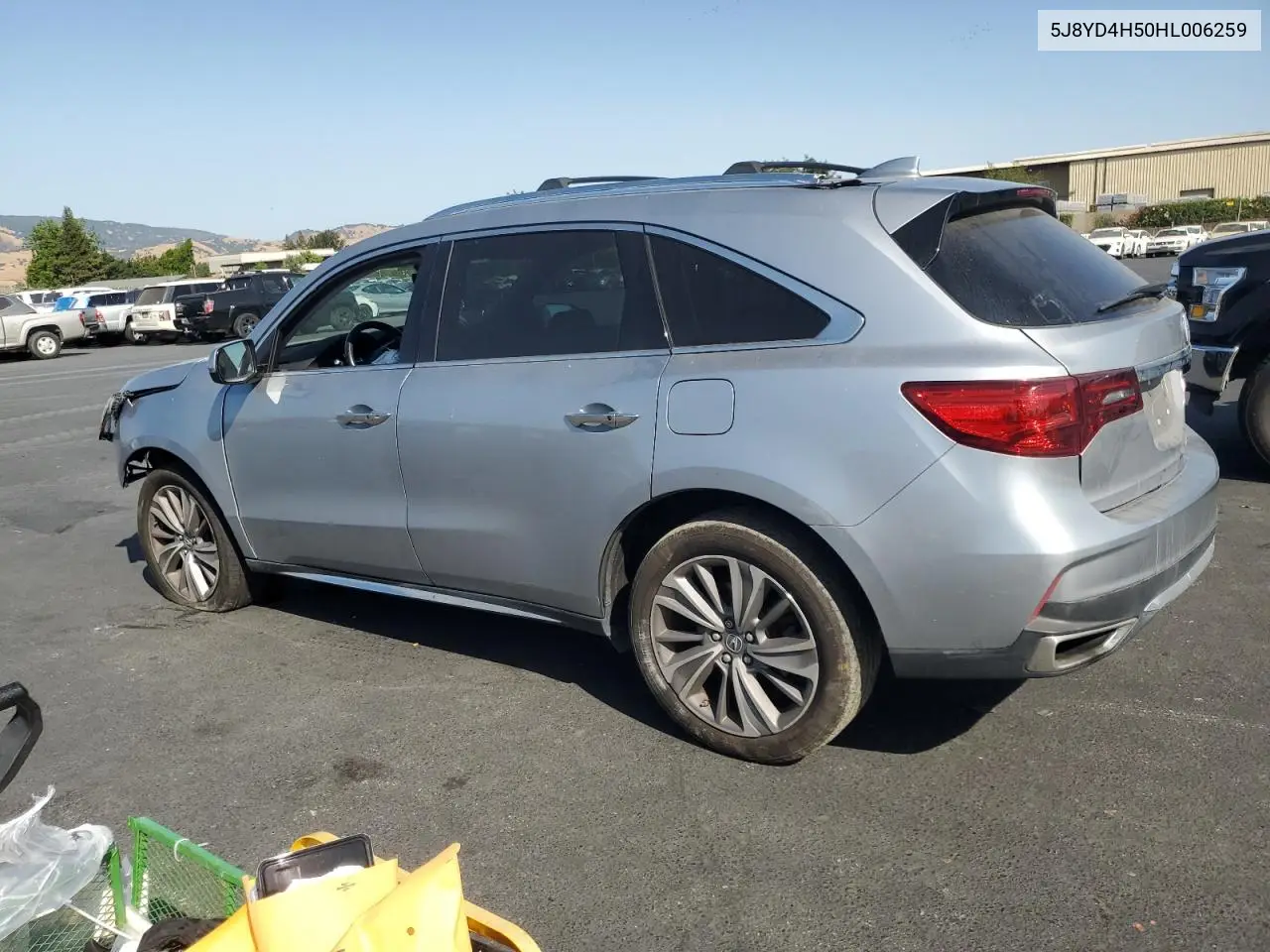 2017 Acura Mdx Technology VIN: 5J8YD4H50HL006259 Lot: 62184655