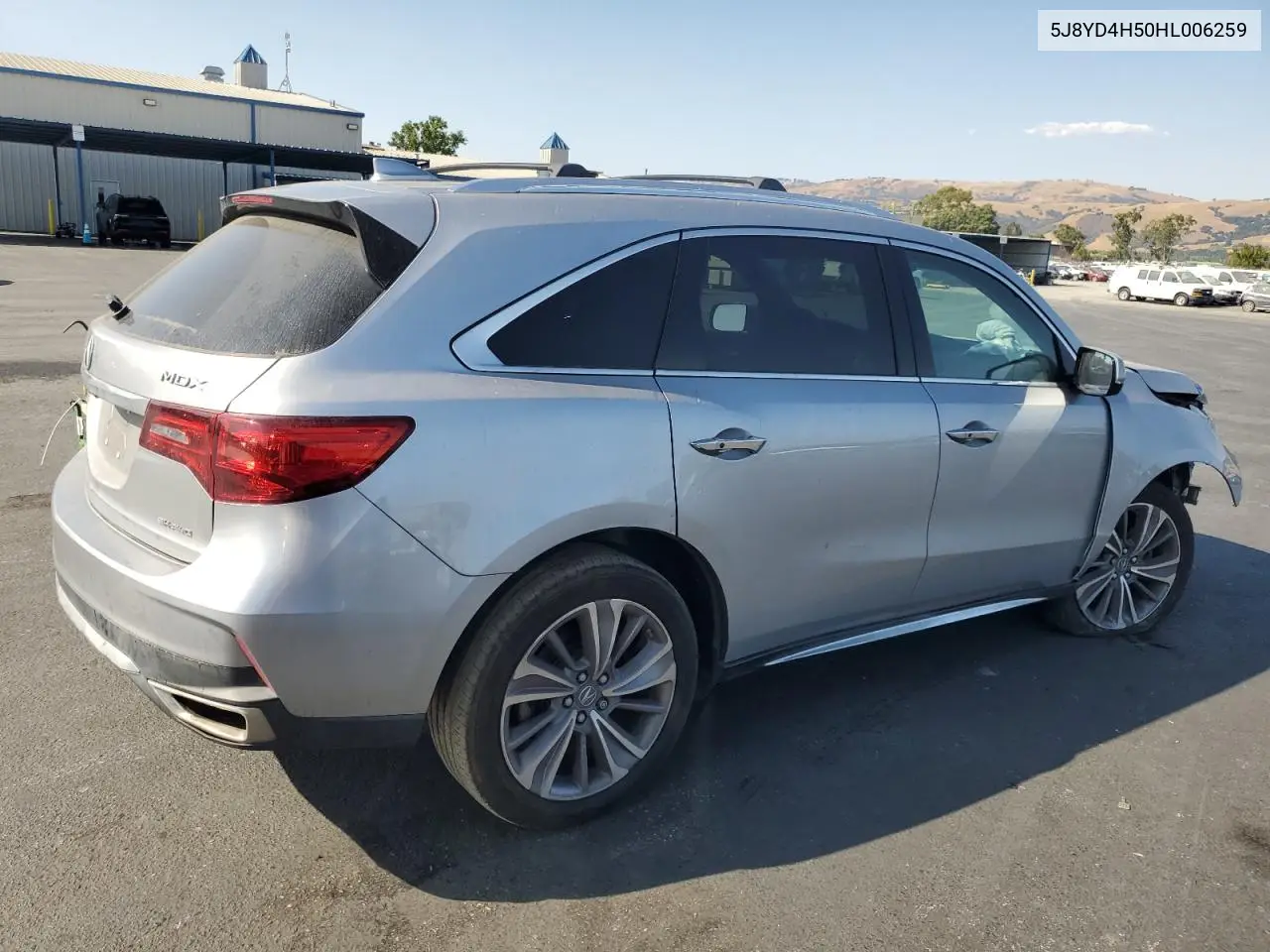 2017 Acura Mdx Technology VIN: 5J8YD4H50HL006259 Lot: 62184655