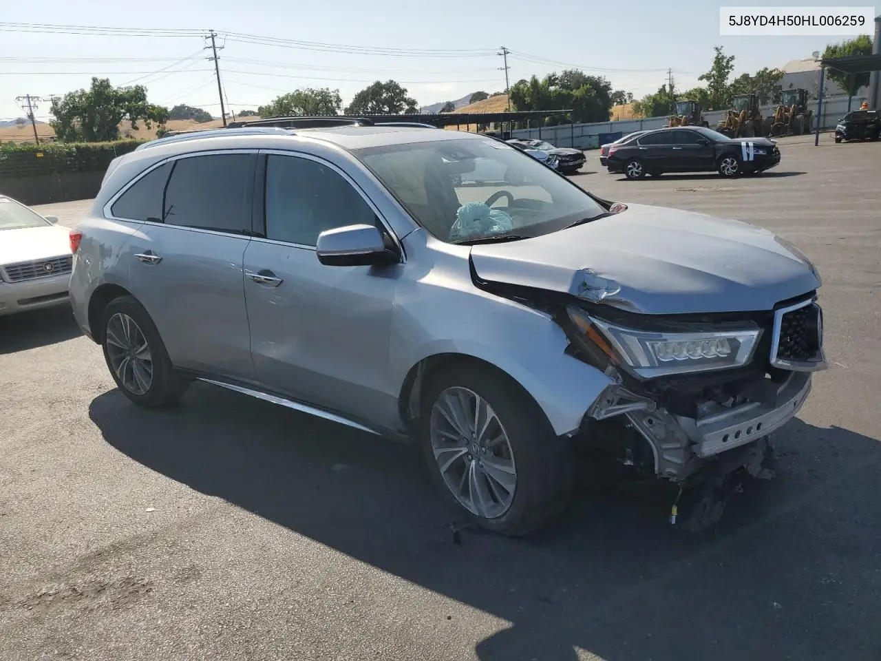 2017 Acura Mdx Technology VIN: 5J8YD4H50HL006259 Lot: 62184655