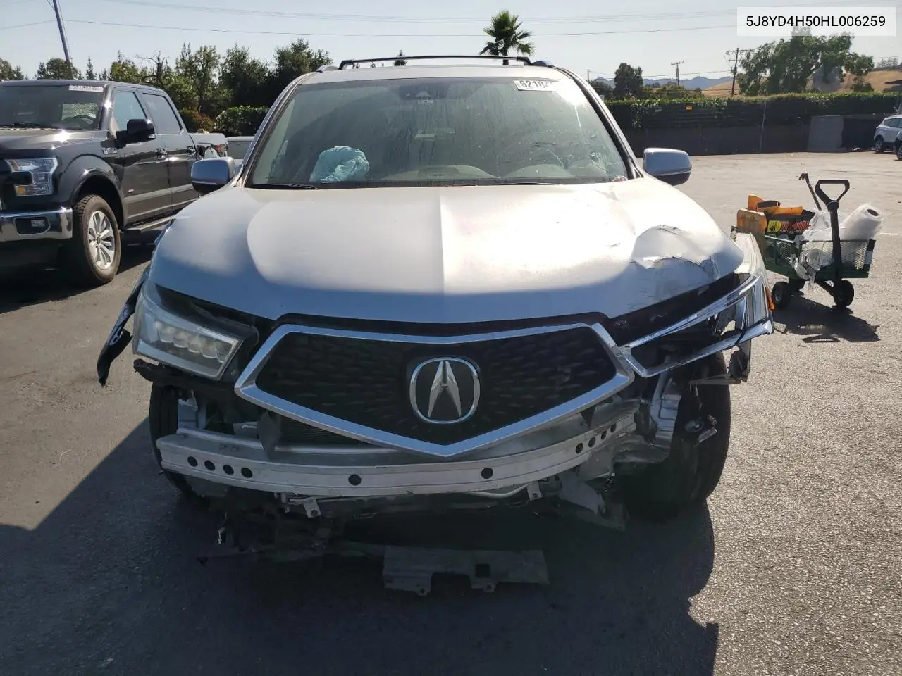 2017 Acura Mdx Technology VIN: 5J8YD4H50HL006259 Lot: 62184655