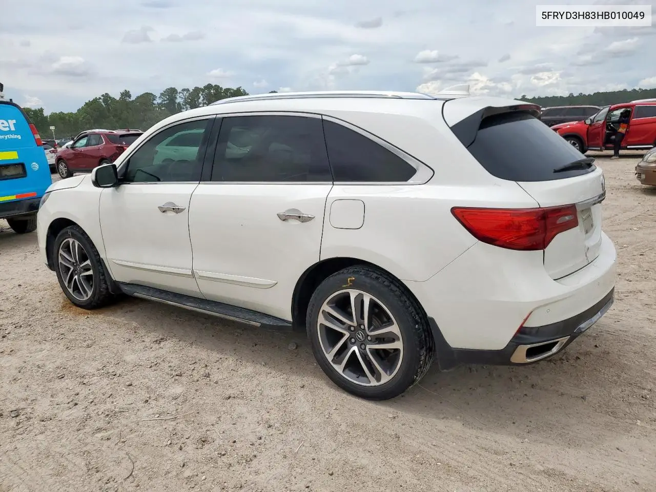 2017 Acura Mdx Advance VIN: 5FRYD3H83HB010049 Lot: 62385925