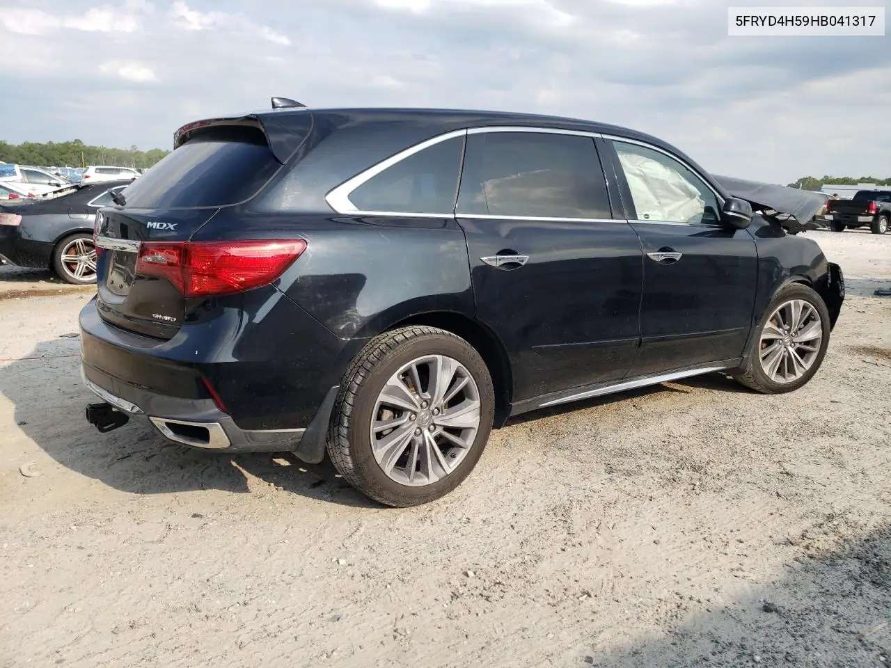 2017 Acura Mdx Technology VIN: 5FRYD4H59HB041317 Lot: 62425185