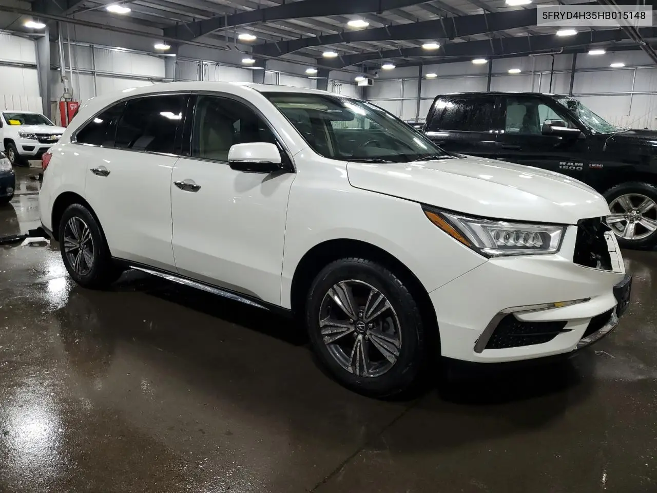 2017 Acura Mdx VIN: 5FRYD4H35HB015148 Lot: 62578745