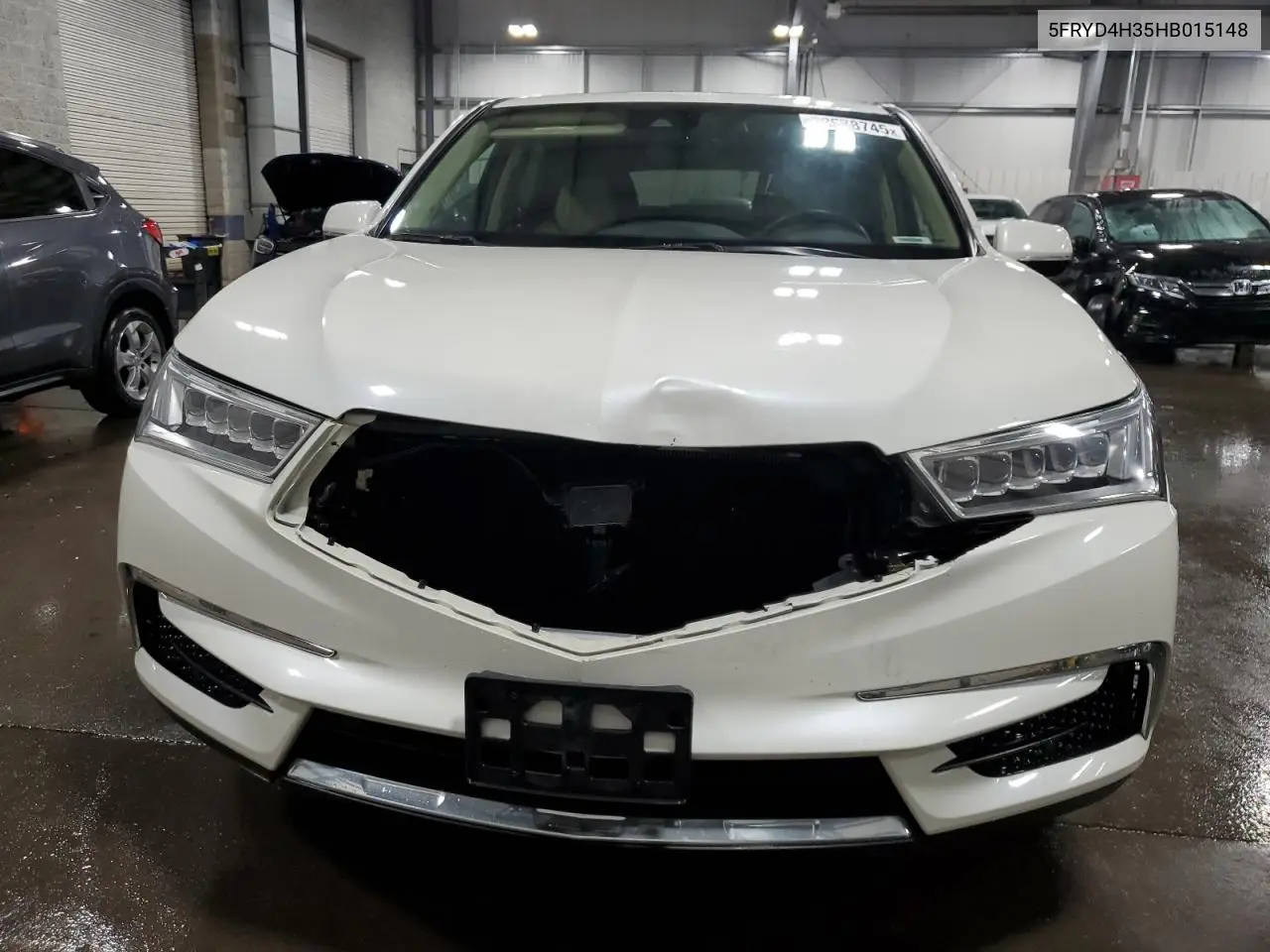 2017 Acura Mdx VIN: 5FRYD4H35HB015148 Lot: 62578745