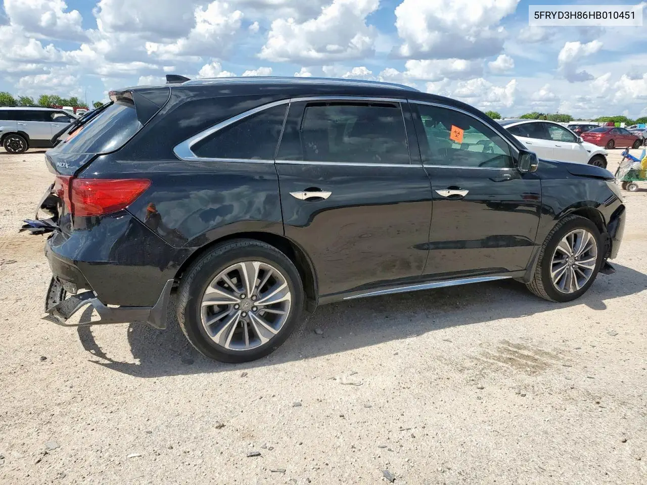 2017 Acura Mdx Advance VIN: 5FRYD3H86HB010451 Lot: 62656995