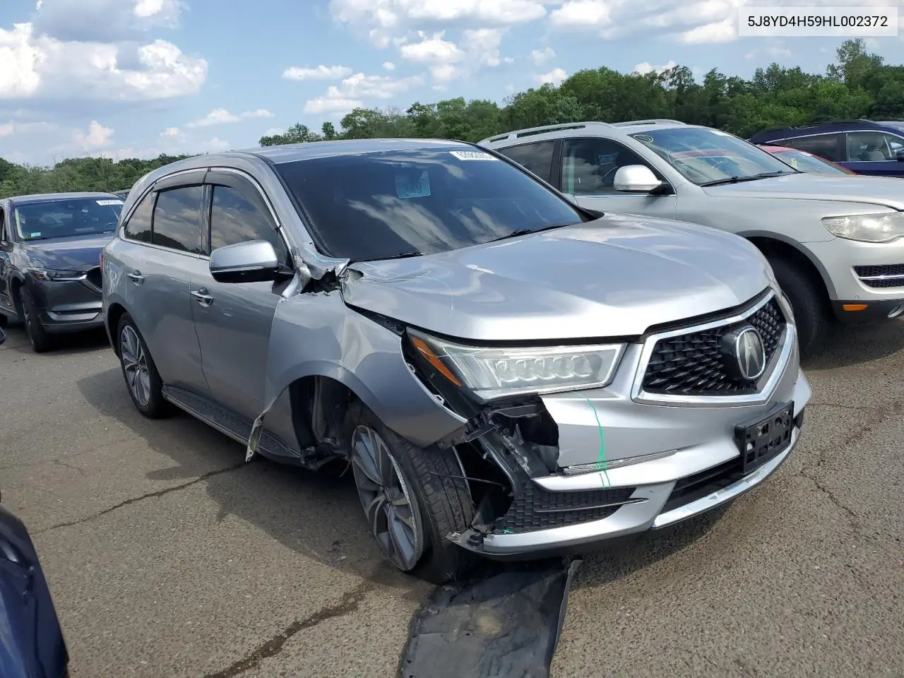 2017 Acura Mdx Technology VIN: 5J8YD4H59HL002372 Lot: 62682005